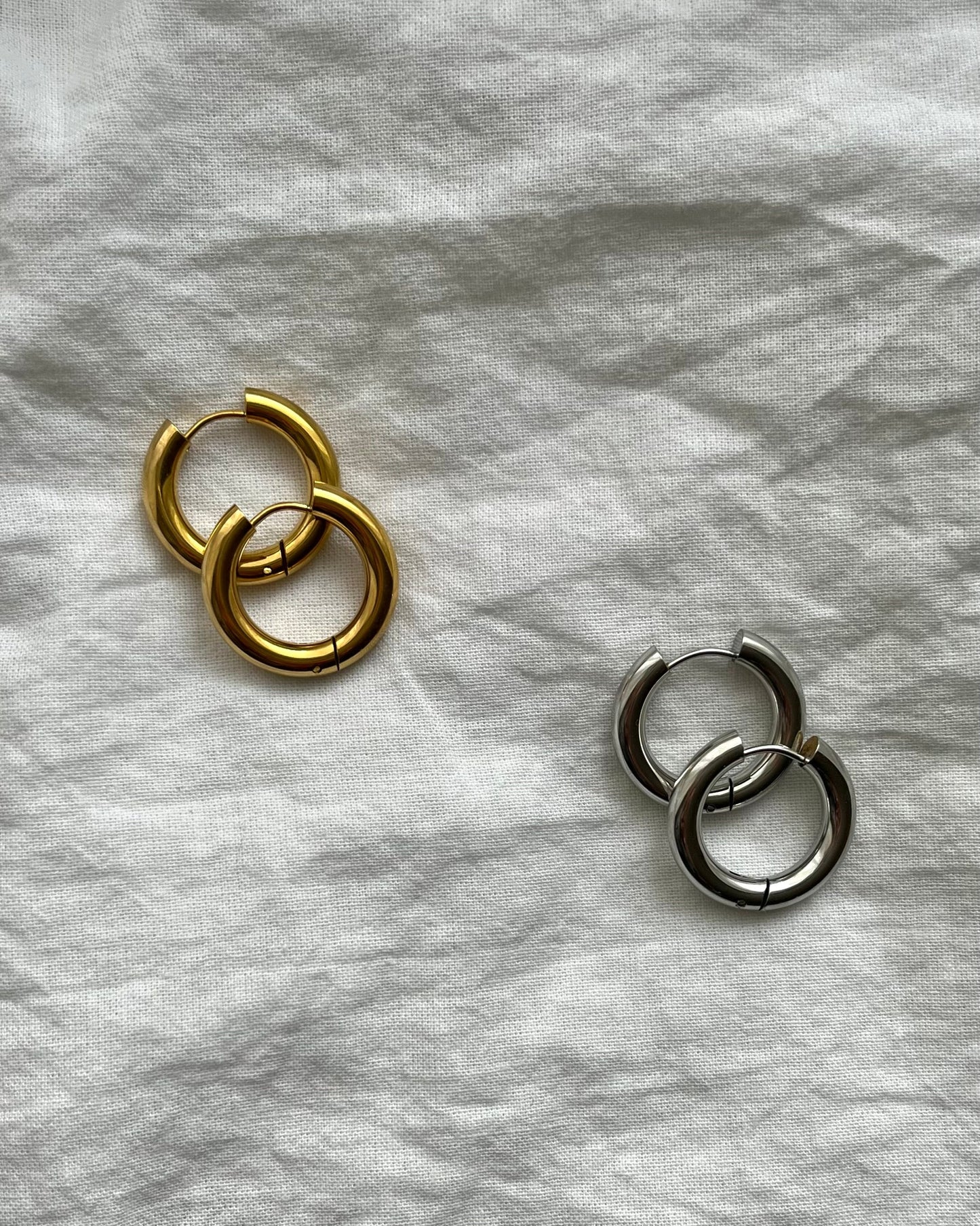 Klasične hoops naušnice