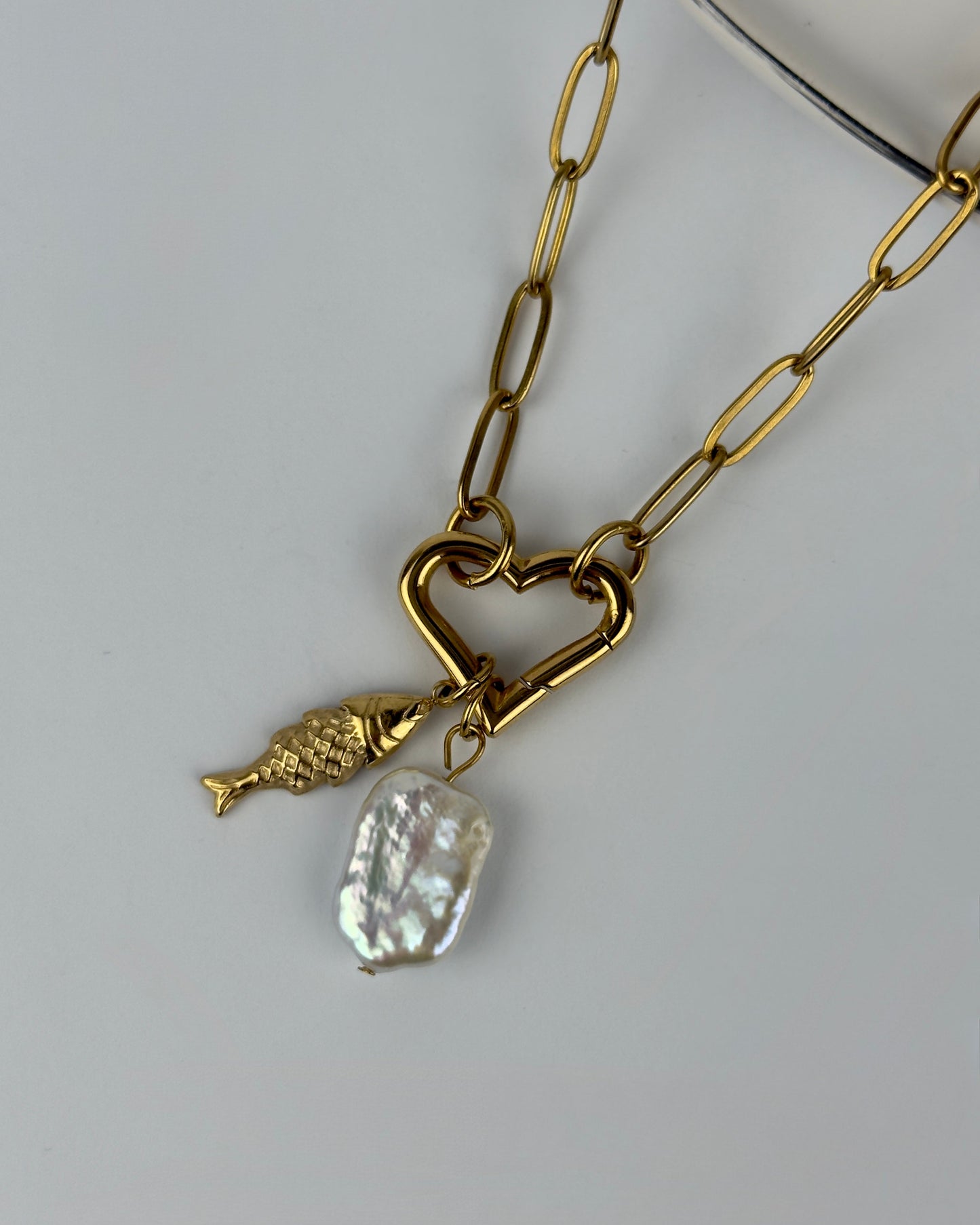 Privjesak - pravokutni riječni biser