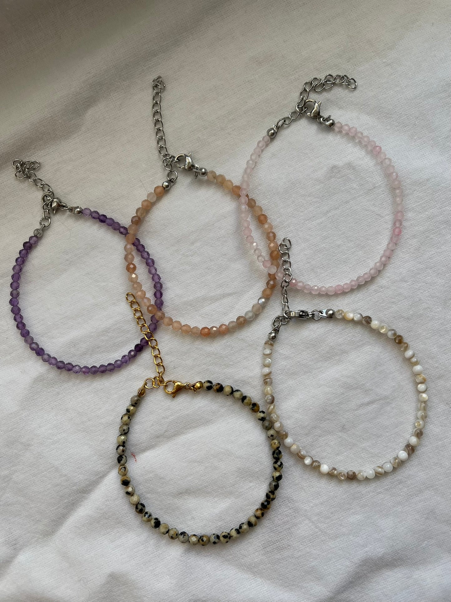 Rose quartz bracelet