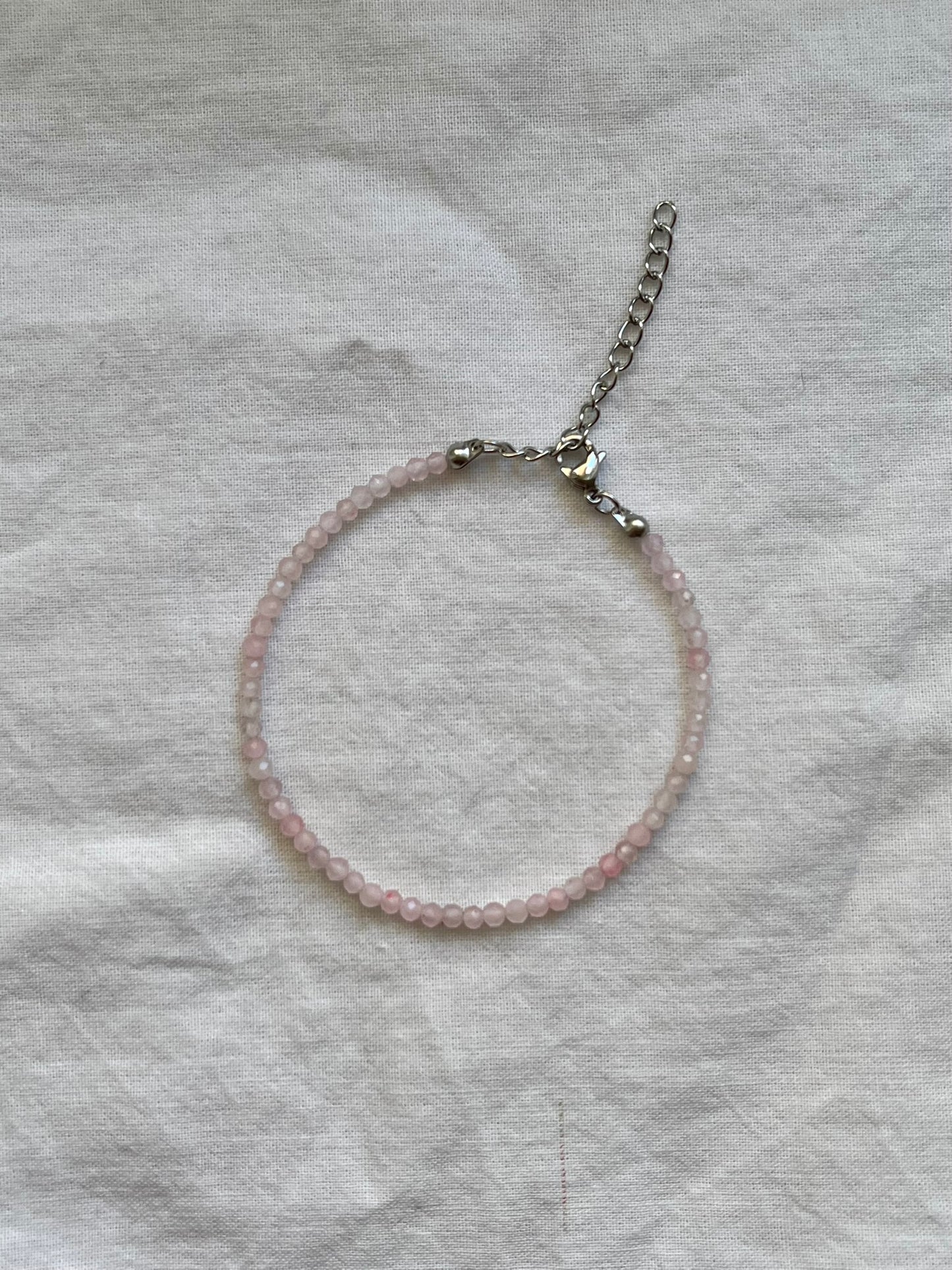 Rose quartz bracelet
