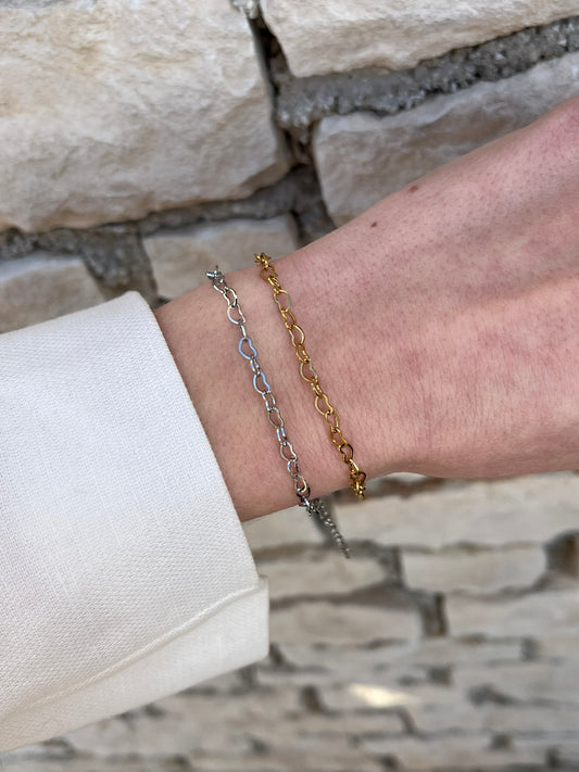 Hearts link narukvica