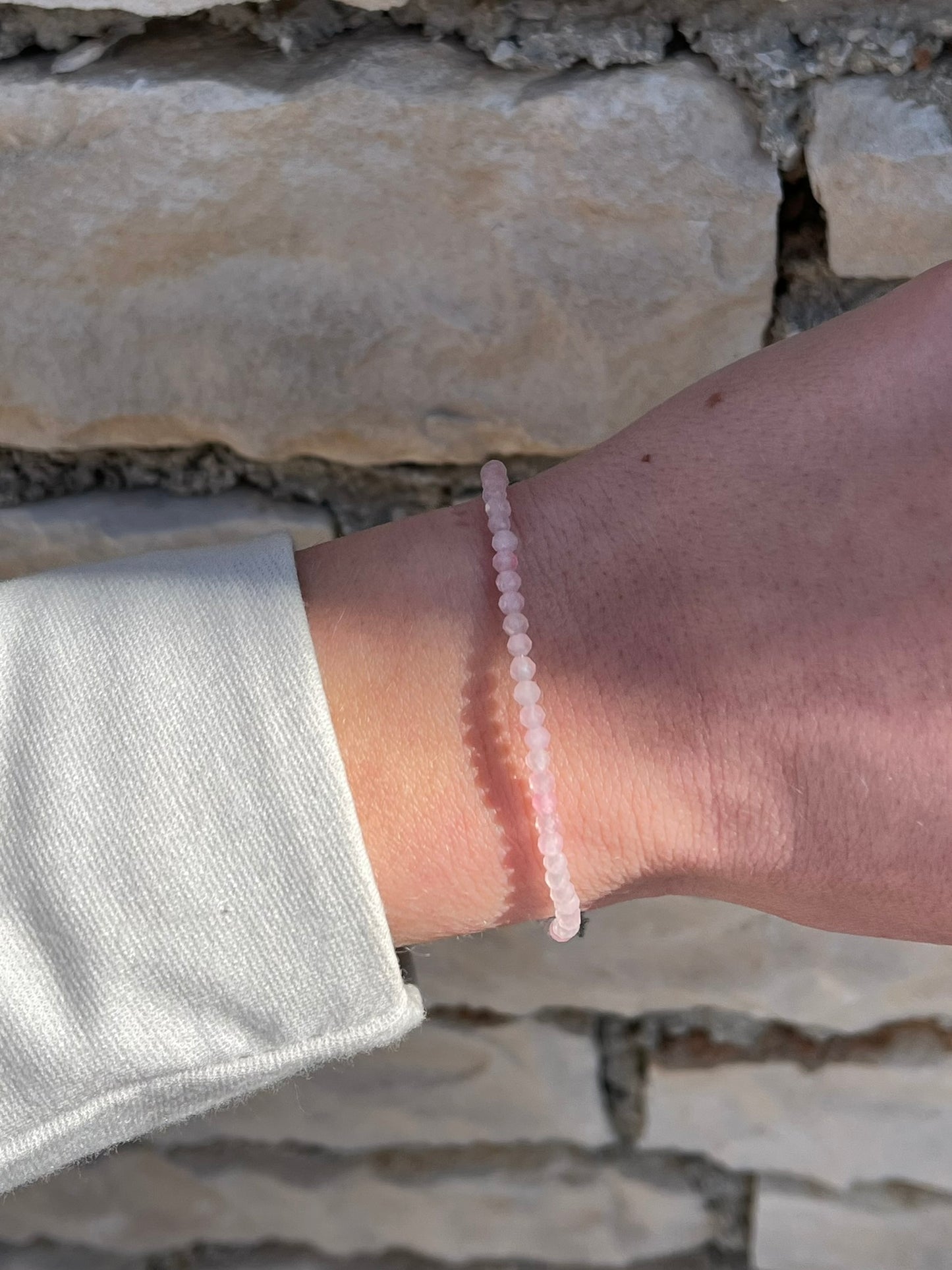 Rose quartz bracelet