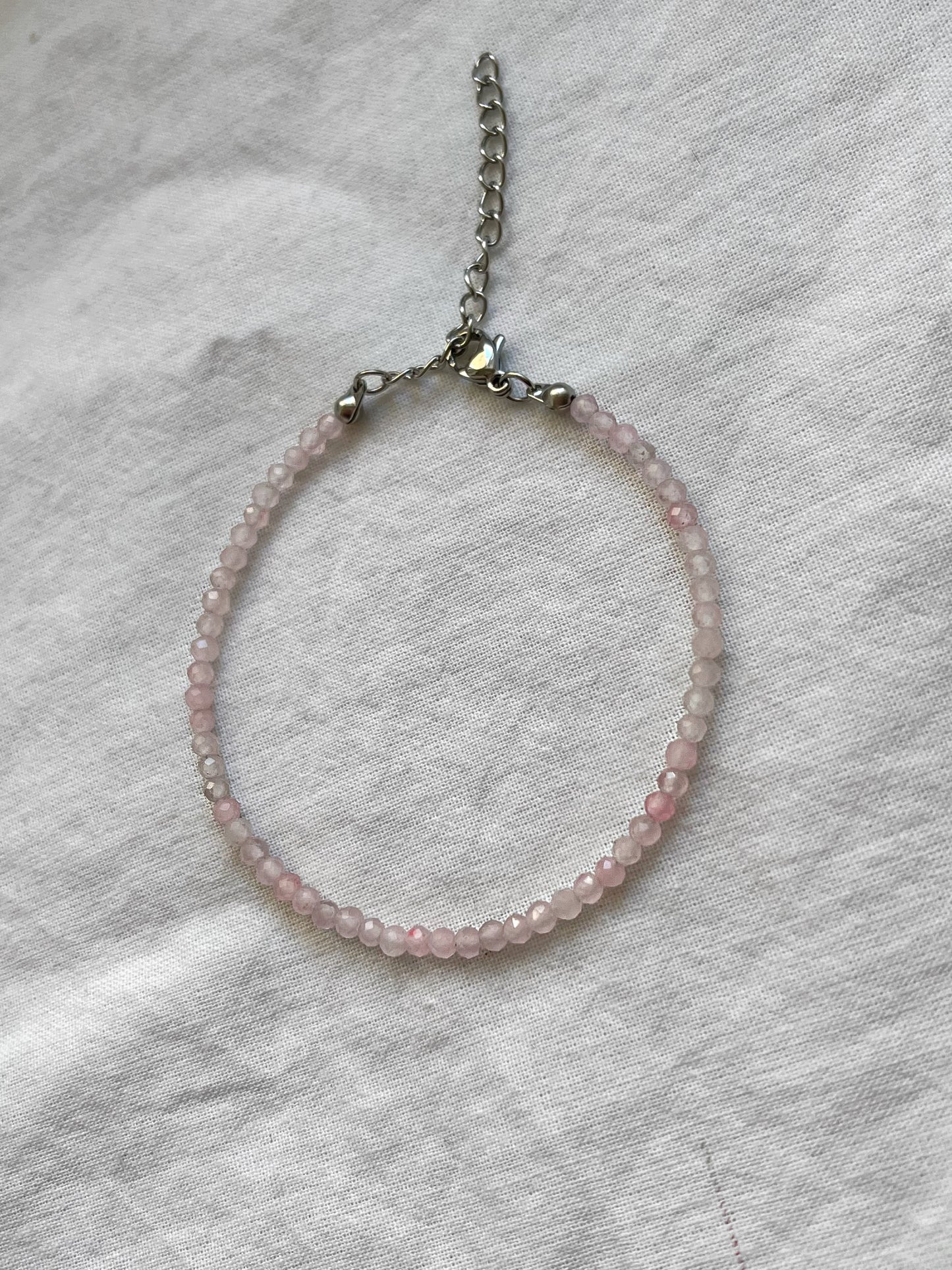 narukvica rose quartz