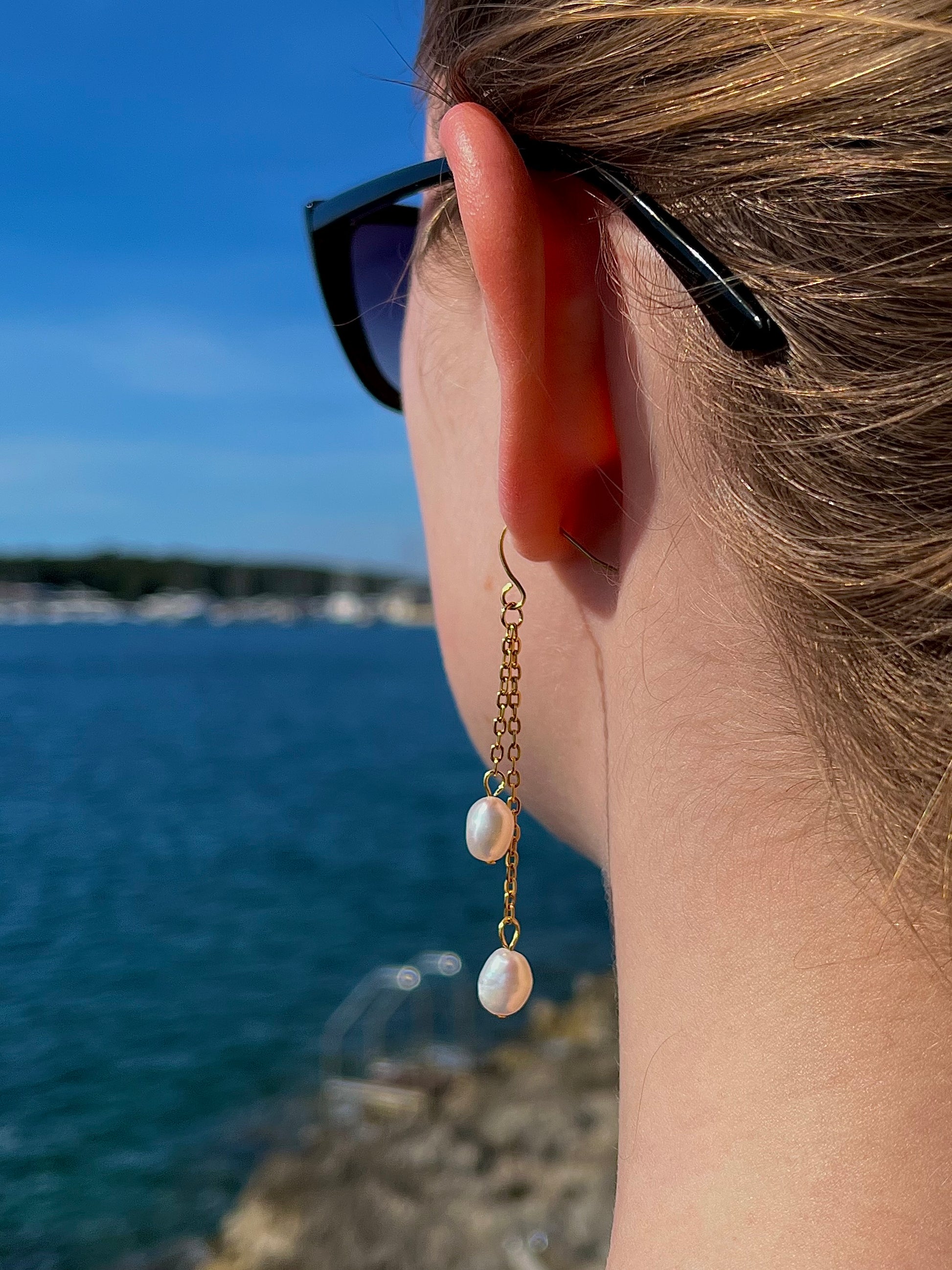 visece nausnice s biserima