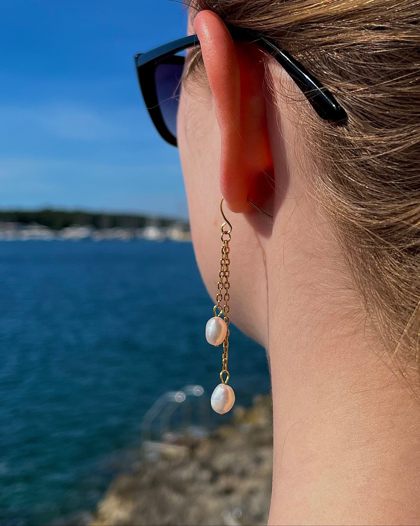 visece nausnice s biserima