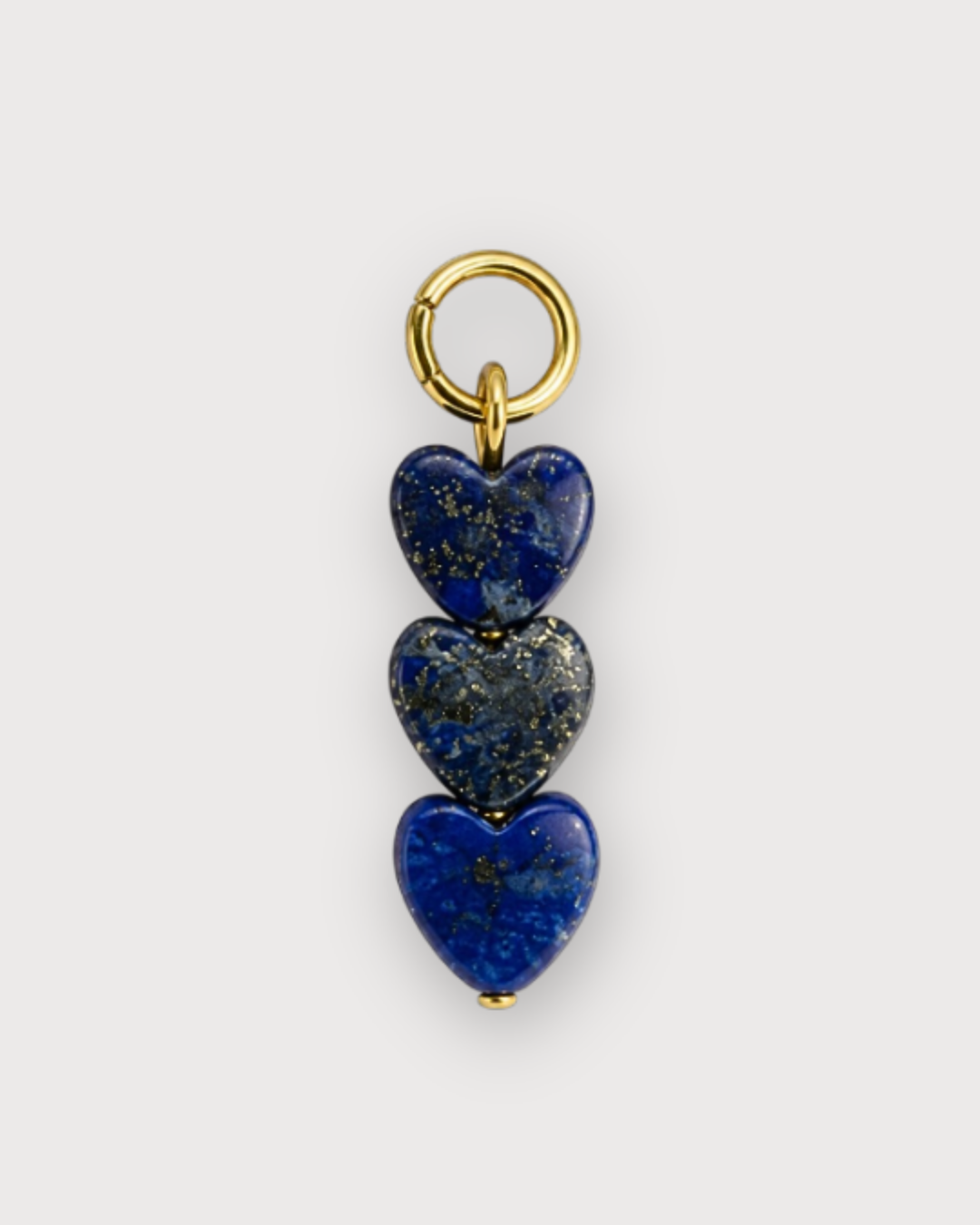 Pendant - lapis lazuli hearts
