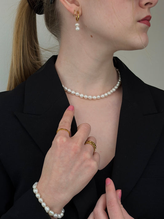 Naušnice s biserima