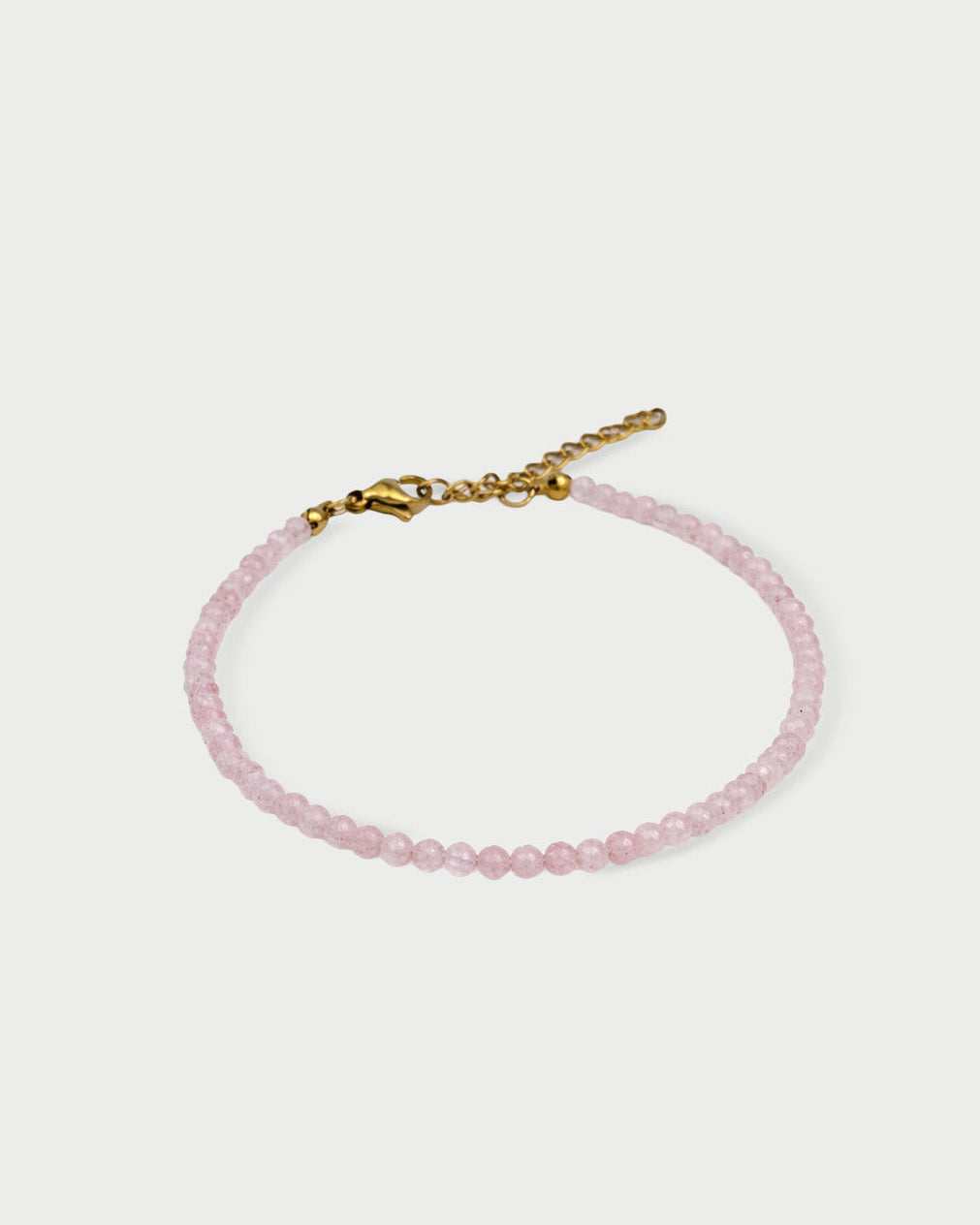 Rose quartz narukvica