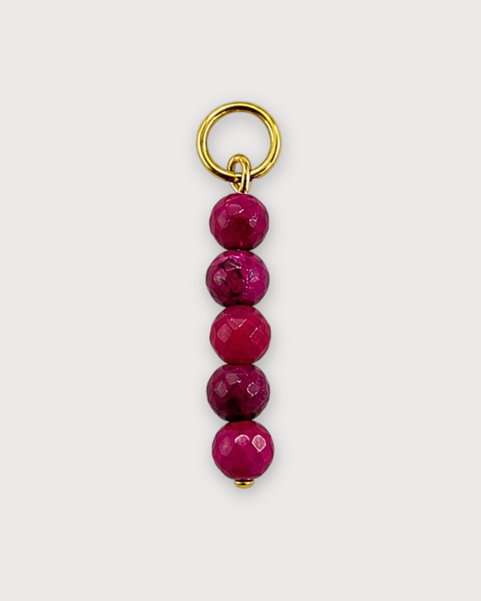 Pendant - red agate