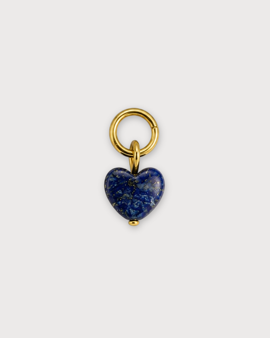 Pendant - lapis lazuli hearts