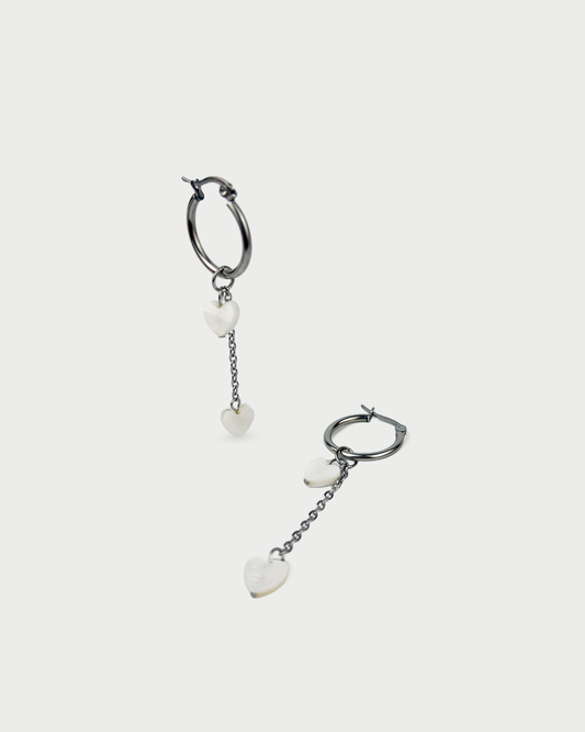 Viseće naušnice sa srcima