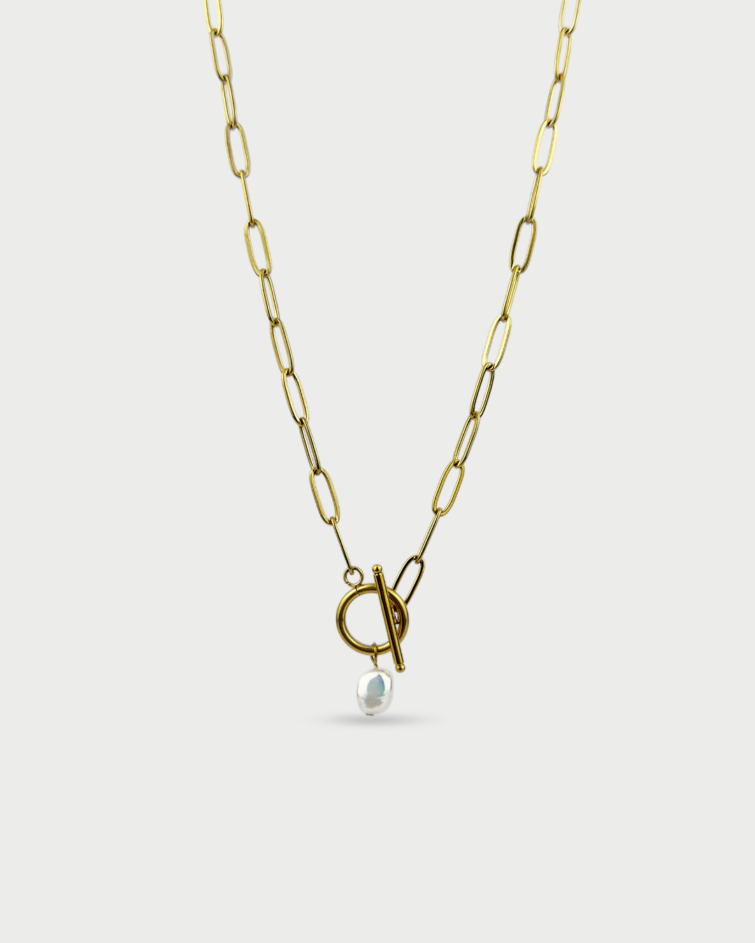 Paperclip biser ogrlica