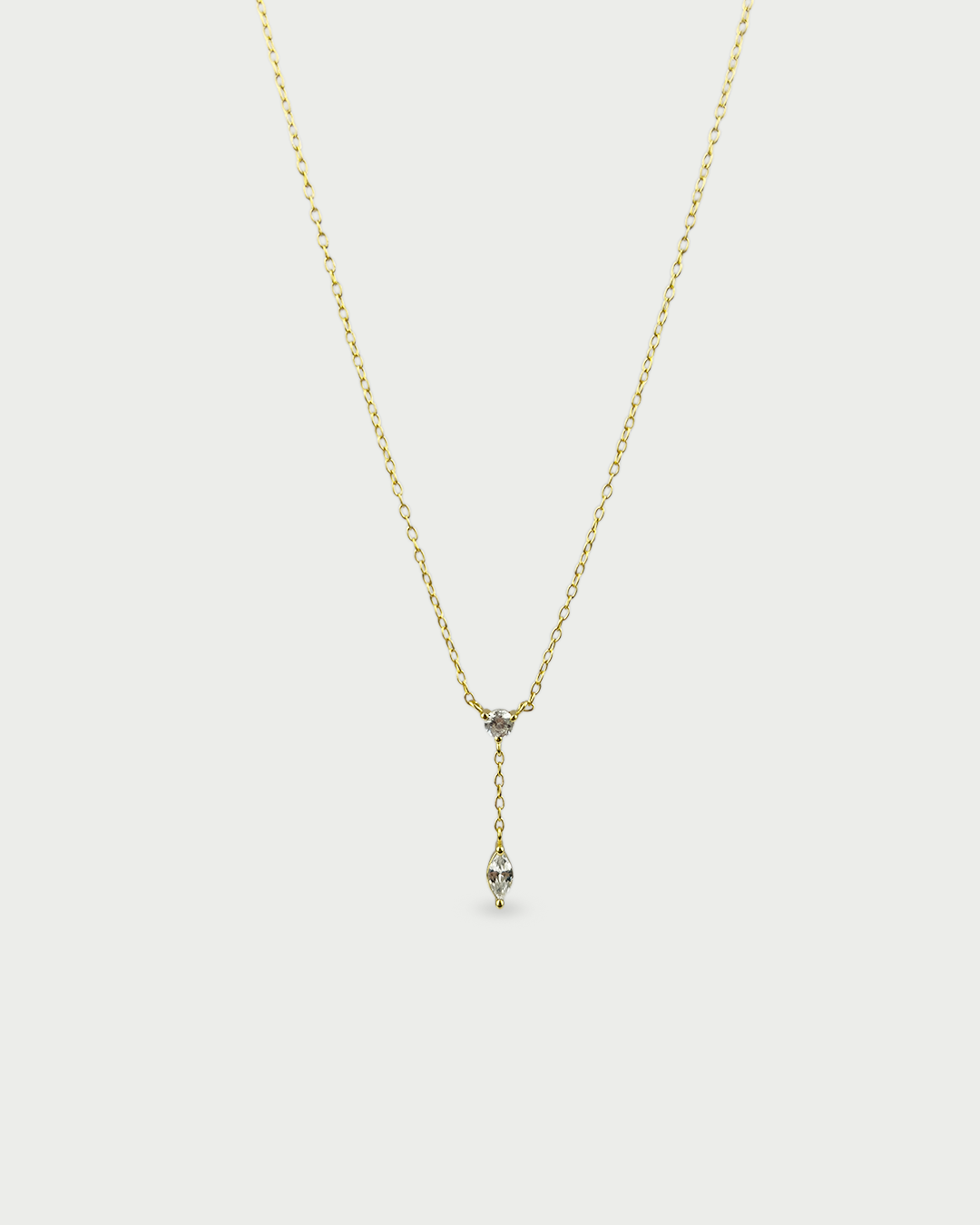 Sparkle drop ogrlica