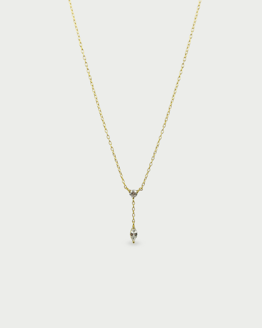 Sparkle drop ogrlica